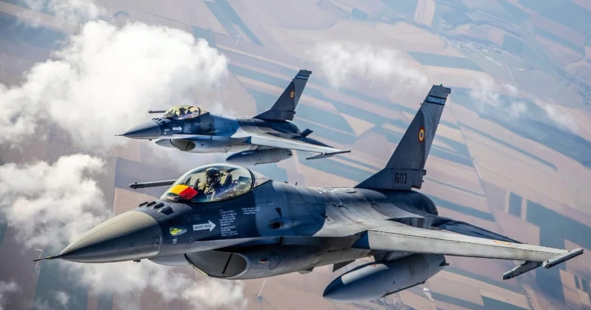Винищувач F-16 румунських Військово-повітряних сил, ілюстративне фото