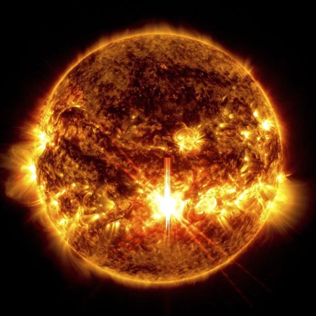 Сонце та геомагнітна активність (ілюстративне фото Meteoagent)