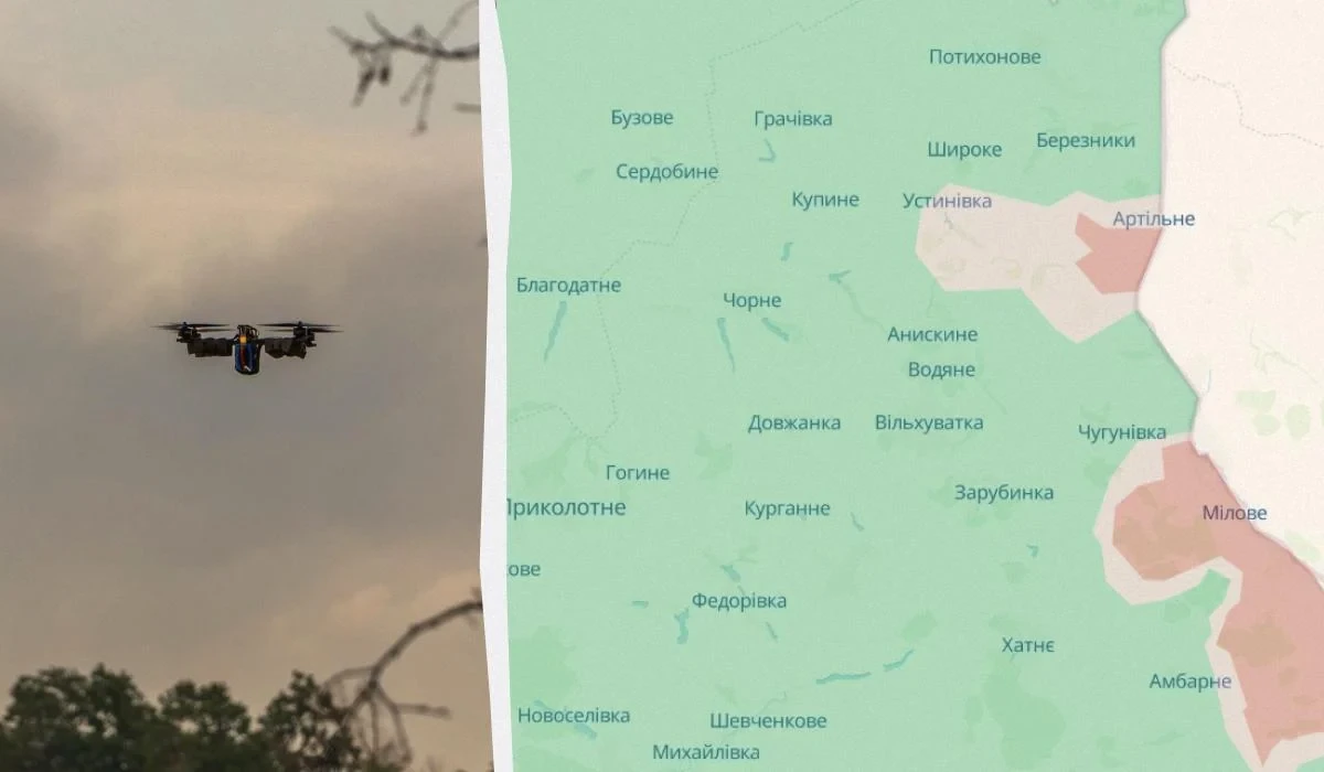 Хроніка змін на мапі DeepState біля Артільного на Харківщині