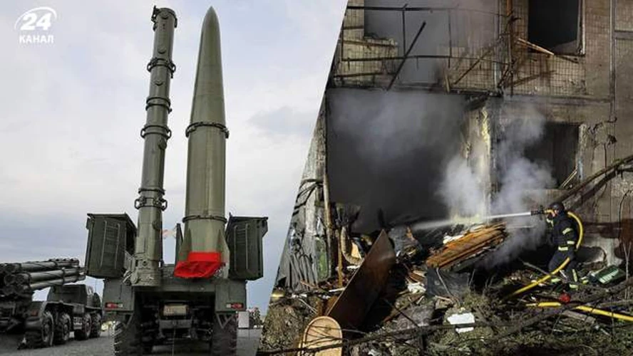Українські сили ППО під час відбиття масованої ракетної атаки, уламки в Києві