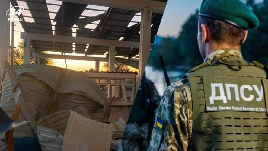 Наслідки удару по пункту пропуску «Табаки»: пошкоджені будівлі та конструкції, фото ДПСУ