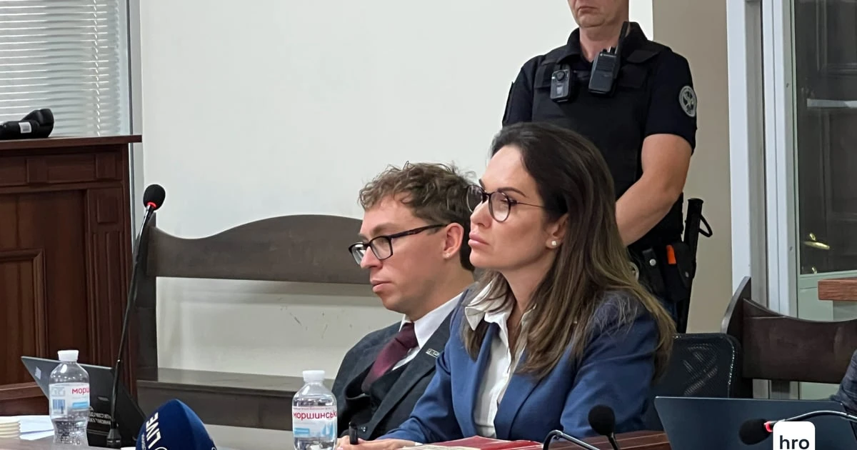Ірина Мудра в залі Вищого антикорупційного суду під час засідання 24 серпня 2026 року