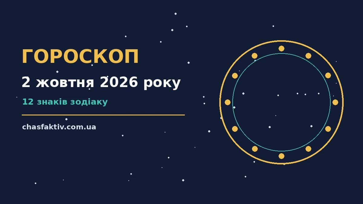 Гороскоп на 2 жовтня 2026 року, п'ятниця, тема стосунків і спілкування