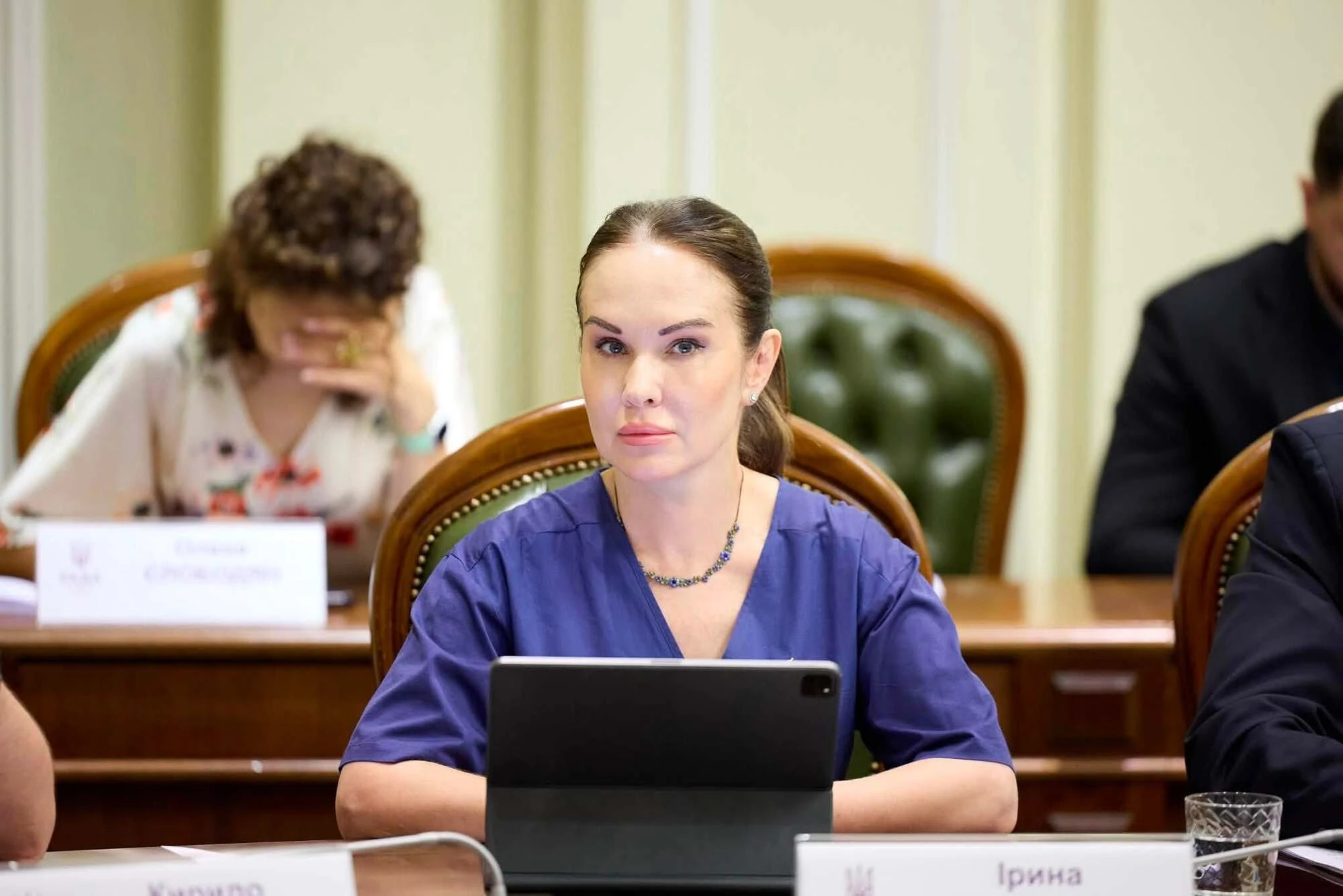 Ірина Мудра в залі Вищого антикорупційного суду під час розгляду справи про заставу